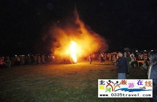 北戴河烟花篝火晚会