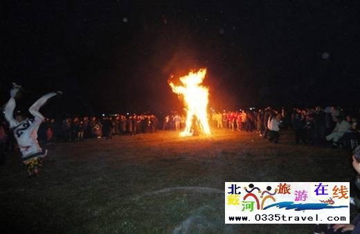 北戴河烟花篝火晚会