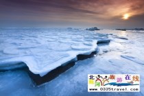 冰封渤海，极地景观-自驾拍摄北戴河冰海